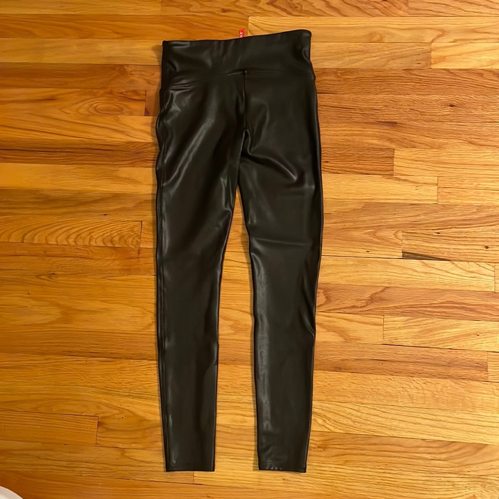 Spanx faux leather leggings